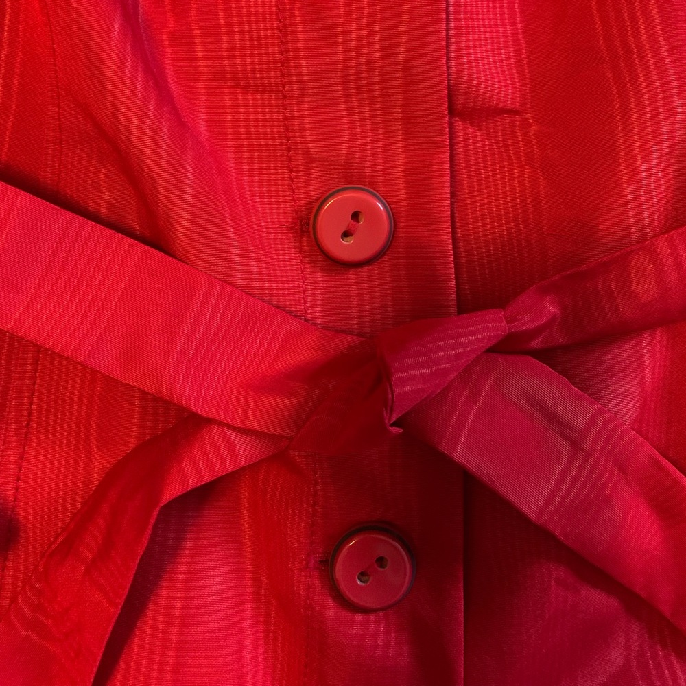 Vibrant Red Rain Jacket - Picture 5 of 6